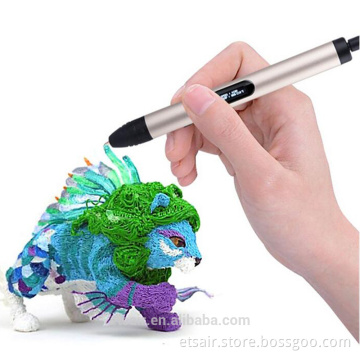Customized 2nd generation 3d Drawing Handhold Garment Printer Pen For Kids Gift